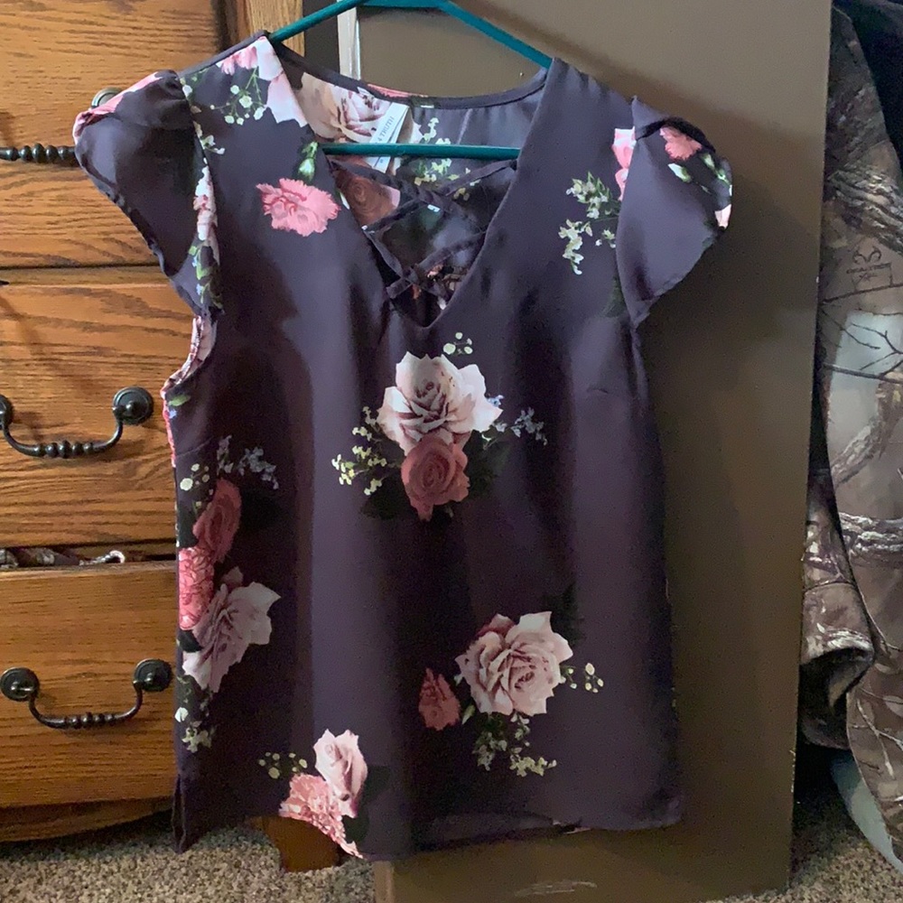Purple blouse from Charlotte Russe